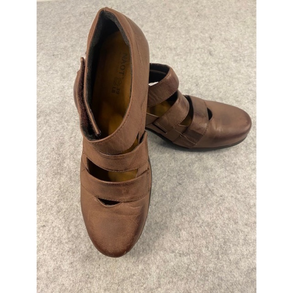 Naot Dark Brown Strappy Heels